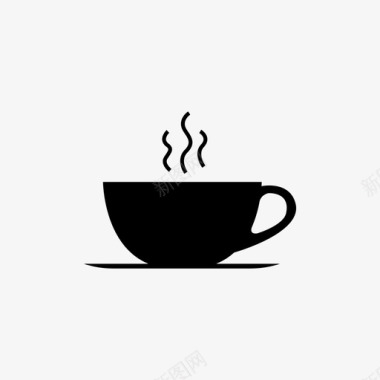 咖啡茶马克杯图标图标