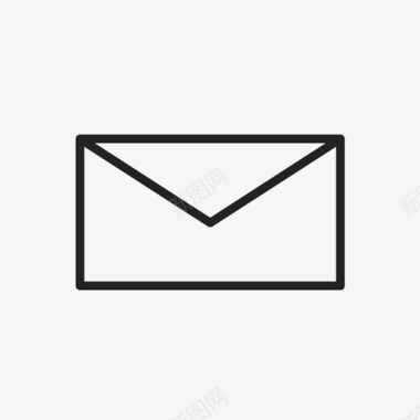 信件邮政邮资图标图标