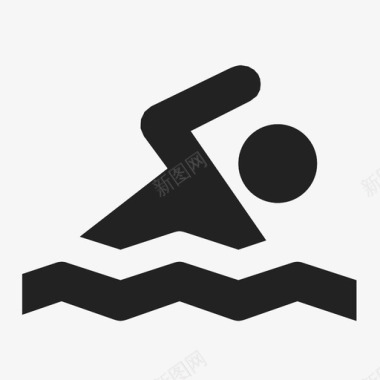 游泳运动员运动员竞赛选手图标图标