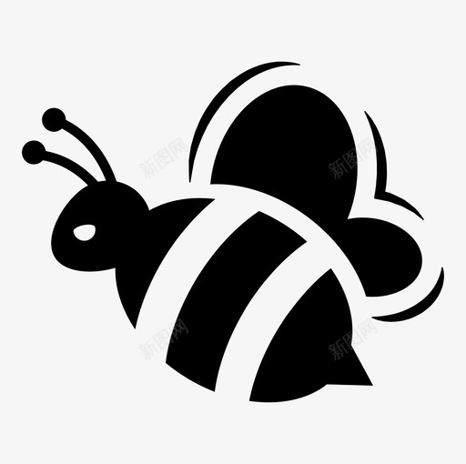 蜜蜂蜂蜜飞行图标svg_新图网 https://ixintu.com 农场 动物 嗡嗡声 大黄蜂 昆虫 虫子 蜂蜜 蜜蜂 飞行