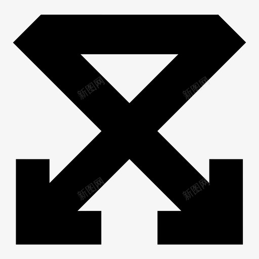 箭头抽象抽象形状图标svg_新图网 https://ixintu.com 抽象 抽象形状 箭头