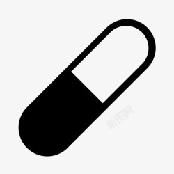 吞咽药丸吞咽百忧解图标高清图片
