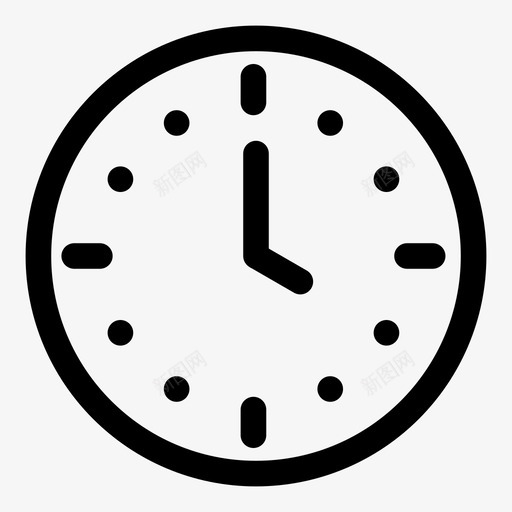 4点钟下午钟面图标svg_新图网 https://ixintu.com 4点钟 下午 小时 手表 时间 计时器 钟面