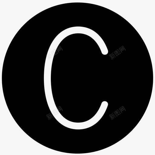 c基本字母表图标svg_新图网 https://ixintu.com c 基本字母表