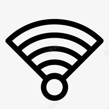 wifi无线互联网无线连接图标图标