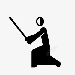 日本剑术剑道武士道传统图标高清图片