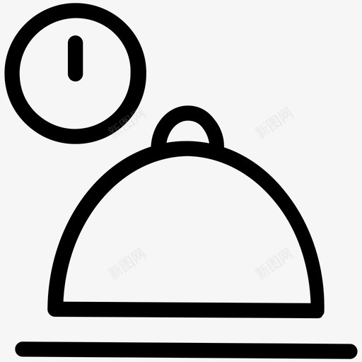 餐具盘子锅图标svg_新图网 https://ixintu.com 午餐时间 热食 用餐时间 盘子 锅 食品展示 餐具