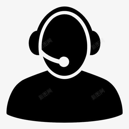 呼叫中心技术支持服务图标svg_新图网 https://ixintu.com 呼叫中心 客户 技术支持 接线员 服务 电话 耳机 联系人 通信