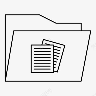 文档文件夹演示文稿文件夹图标图标