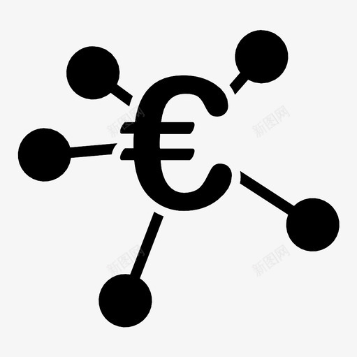 分销结构发送图标svg_新图网 https://ixintu.com 分销 发送 外包 支付 欧洲 移动 结构 网络 货币 金融 链接