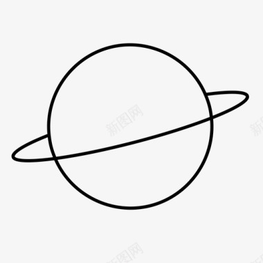 行星教育球体图标图标
