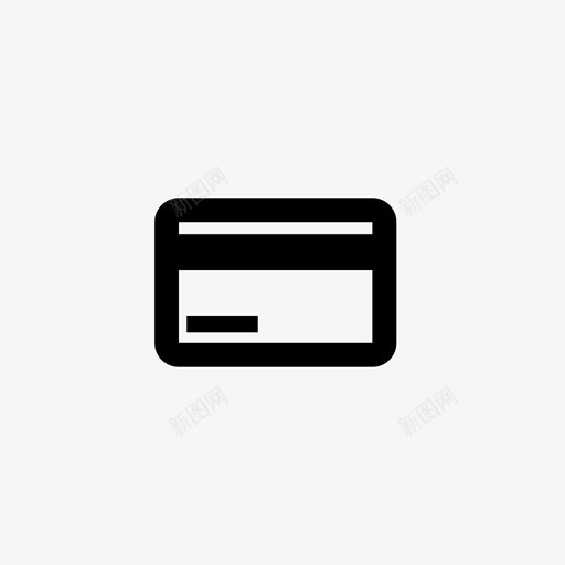 信用卡银行现金图标svg_新图网 https://ixintu.com 信用卡 借记卡 现金 磁条 贷款 钱 银行