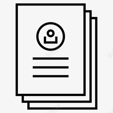 文档报表报告图标图标