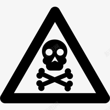 有毒警告标志标志基本应用图标图标