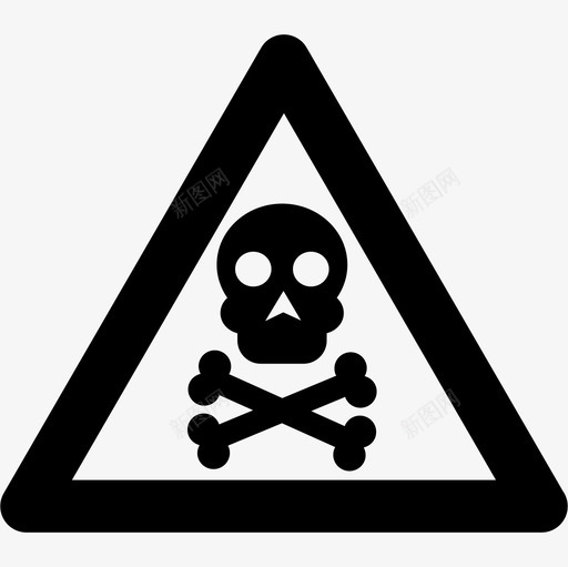 有毒警告标志标志基本应用图标svg_新图网 https://ixintu.com 基本应用 有毒警告标志 标志