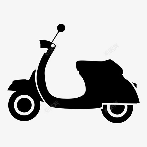 vespa车辆运输图标svg_新图网 https://ixintu.com vespa 兰布雷塔 摩托车 摩托里诺 机动 滑板车 车辆 轻便摩托车 运输