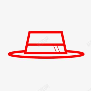 经典帽子头饰帽子图标图标