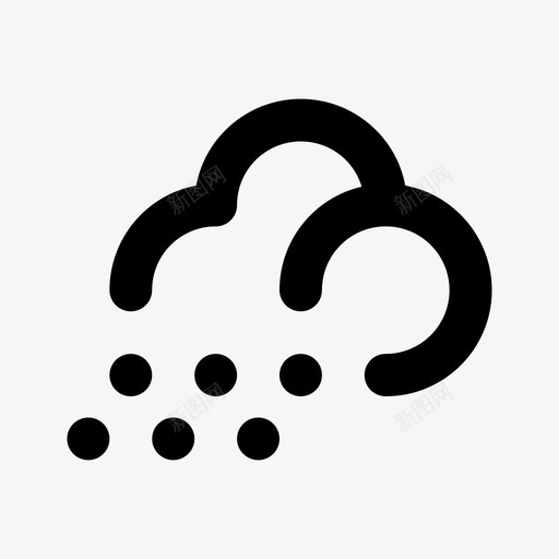 下雪天气预报天气要素图标svg_新图网 https://ixintu.com 下雪 大气状况 天气状况 天气要素 天气预报 季节 温度
