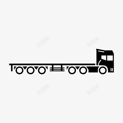 卡车销售半卡车图标svg_新图网 https://ixintu.com 半卡车 卡车 商店 装运 购物 运输 运输服务 销售