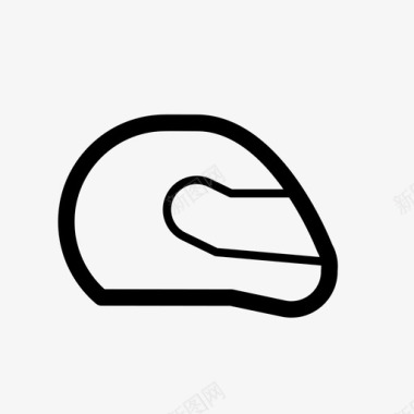 摩托车头盔赛车头盔面罩图标图标