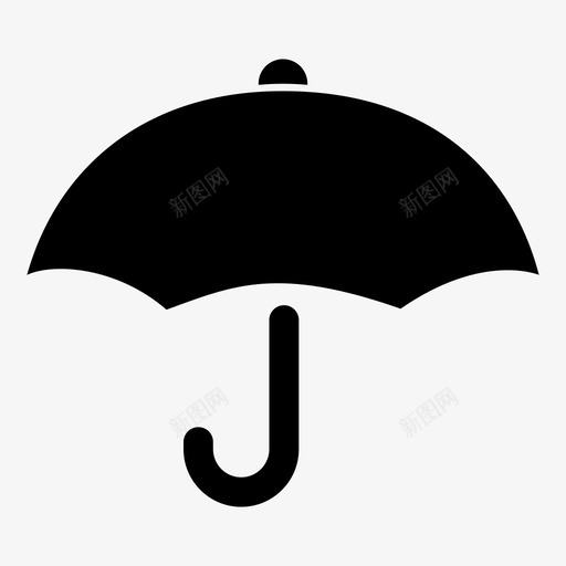 雨伞天气暴风雨图标svg_新图网 https://ixintu.com 下雨 保护 图标 天气 封面 暴风雨 附件 雨伞 预报