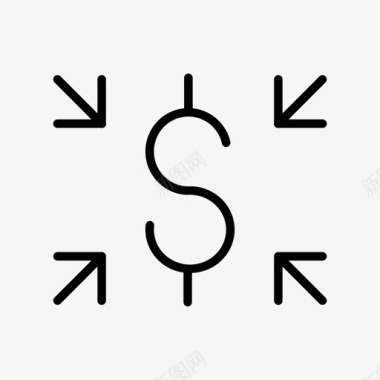 接收资金汇入货币图标图标