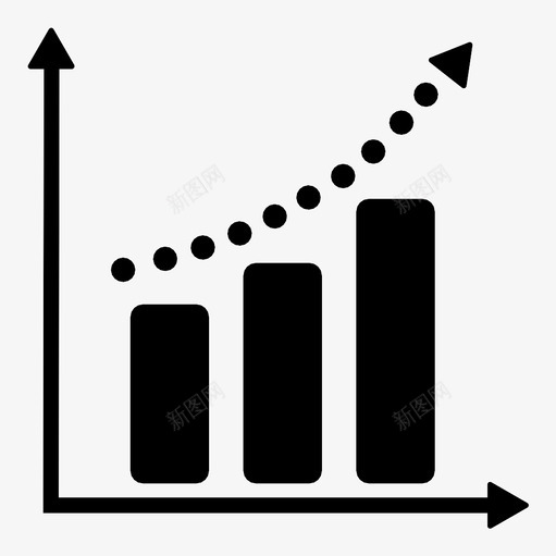 积极趋势财务报告图表图标svg_新图网 https://ixintu.com 信息图表 图表 增加 积极趋势 统计 财务报告 销售图表