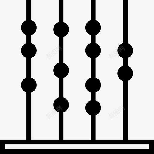 算盘学校数学图标svg_新图网 https://ixintu.com 学校 幻灯片 教育 数学 珠子 算盘 计数 计算 计算器