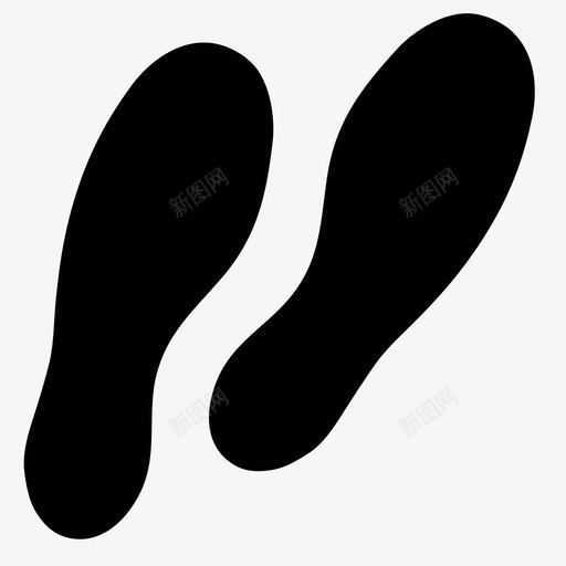 鞋印台阶鞋底图标svg_新图网 https://ixintu.com 台阶 图纸 指示器 脚 脚印 识别 调查 轨迹 鞋印 鞋底