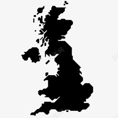 英国共和国国家图标图标