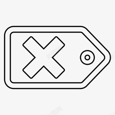 标签不负片图标图标