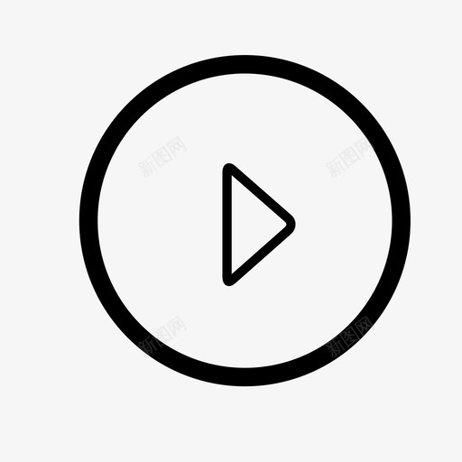 播放声音音乐控制图标svg_新图网 https://ixintu.com 其他图标30 声音 娱乐控制 媒体控制 控制 播放 视频控制 音乐控制