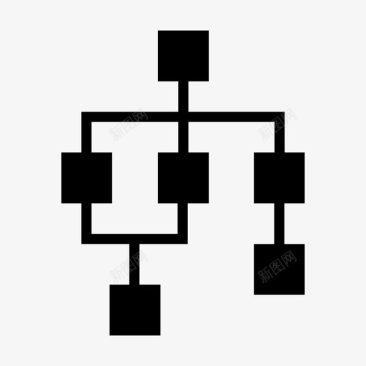 图表类别流程图标svg_新图网 https://ixintu.com 图表 工作流 树 流程 类别