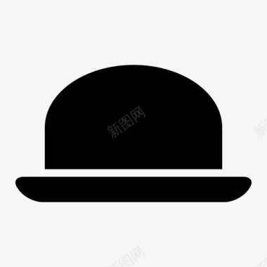 帽子配件圆顶图标图标