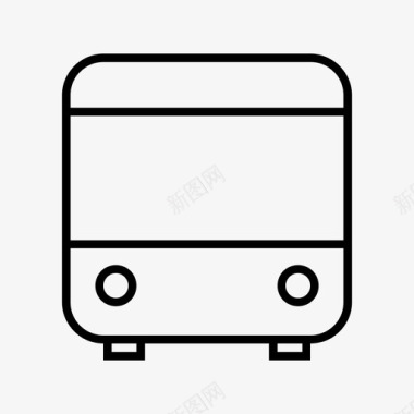 公共汽车公共交通道路运输图标图标
