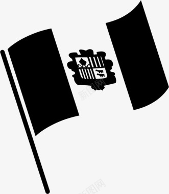 安道尔国旗象征国家符号图标图标