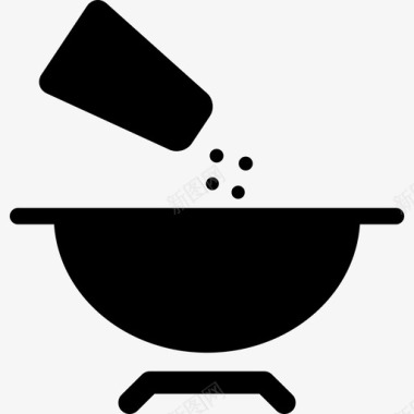 烹饪调味料盐瓶图标图标