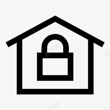 房子隐私私人图标图标