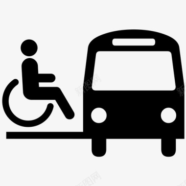 轮椅通道座椅疗养院图标图标