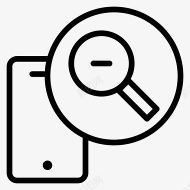缩小关键字定位图标图标
