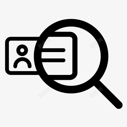 搜索用户卡片文件图标svg_新图网 https://ixintu.com 卡片 大镜头 它表示搜索 小查找 搜索 搜索用户 文件 清晰可见 用户界面集合 这里的镜头
