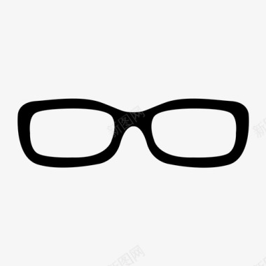 眼镜见光学图标图标
