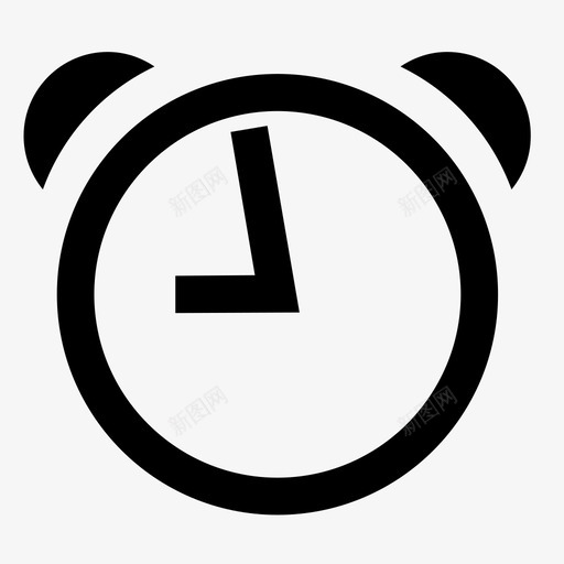 闹钟定时器计时图标svg_新图网 https://ixintu.com 夏天 定时器 提醒 早上好 睡觉 计时 起床 闹钟
