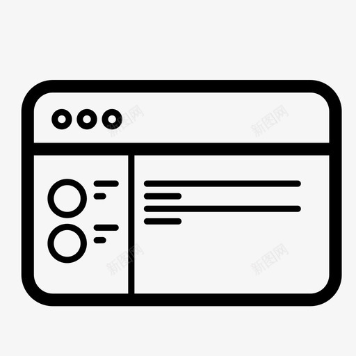 消息窗口网站图标svg_新图网 https://ixintu.com mac othericons30 safari 大纲 消息 窗口 网站 网络浏览器 网络窗口 网页
