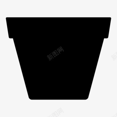 花盆容器瓮图标图标