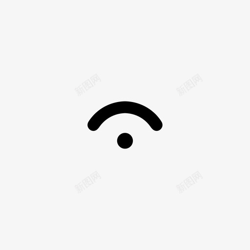wifi信号低连接互联网图标svg_新图网 https://ixintu.com wifi信号低 互联网 指示灯 无线 连接