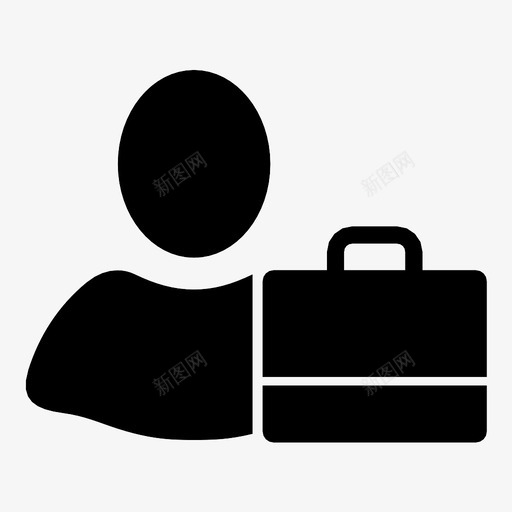 会计工作行李图标svg_新图网 https://ixintu.com 乘客 人 会计 办公室 号码 学生 工作 手提箱 经理 行李 钱