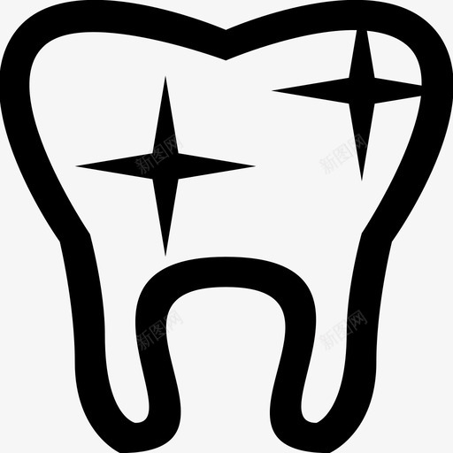 闪亮的牙齿登录页健康和医疗图标svg_新图网 https://ixintu.com 登录页健康和医疗图标 闪亮的牙齿