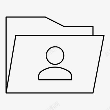配置文件文件夹首选项个性化设置图标图标