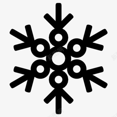 雪花水晶材料图标图标